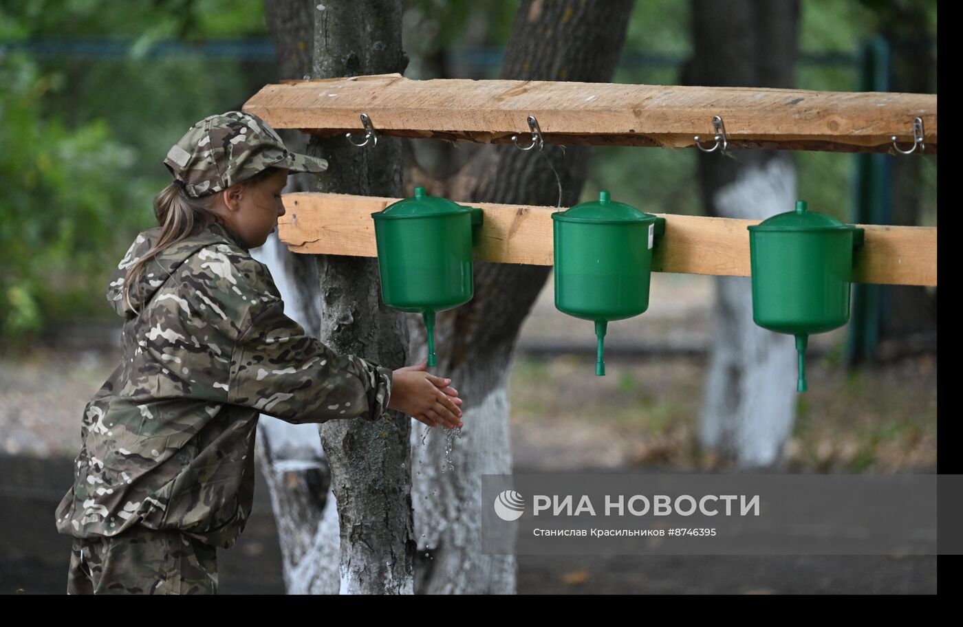 Детский патриотический лагерь Академии дружбы народов "Ахмат"