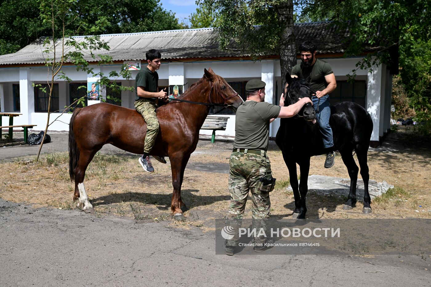 Детский патриотический лагерь Академии дружбы народов "Ахмат"