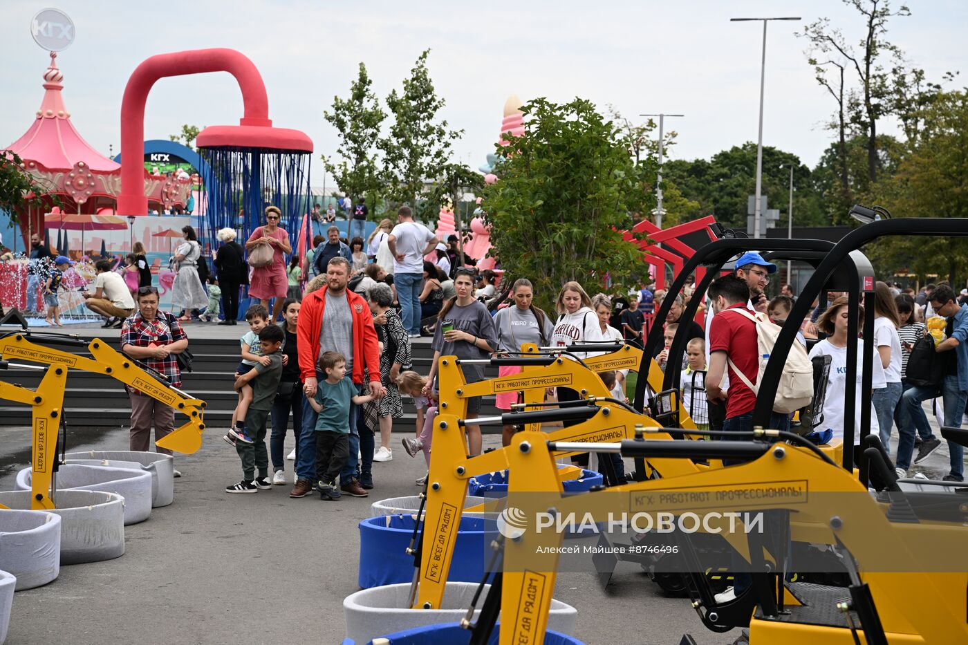 Площадки фестиваля "Территория будущего. Москва 2030" в Лужниках