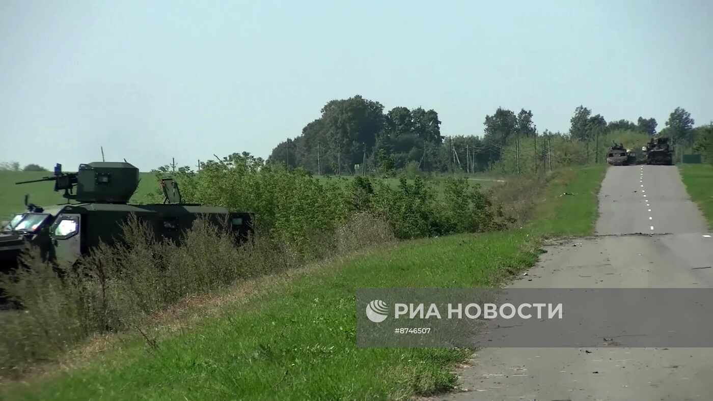 Морпехи ЧФ остановили продвижение колонны ВСУ в Курской области