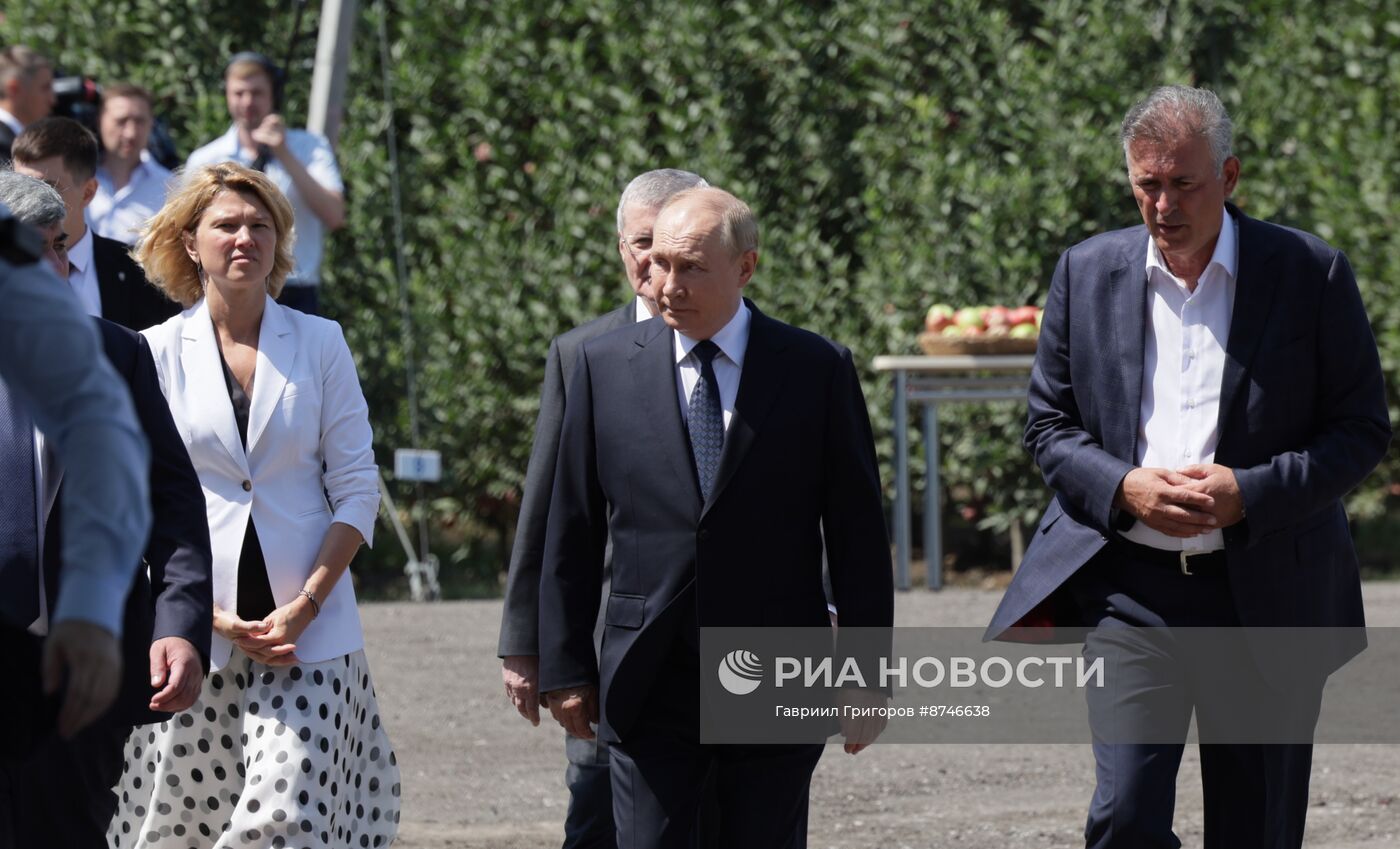 Рабочая поездка президента Владимира Путина в Кабардино-Балкарию