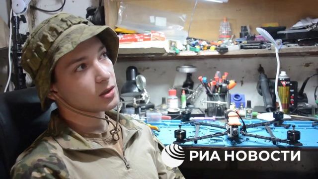 Оператор БПЛА разведроты 291-го полка с позывным "Мартын"