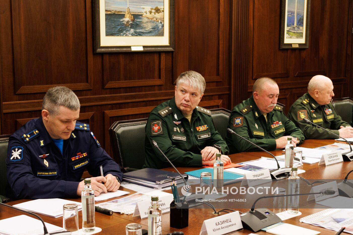 Заседание Координационного совета по вопросам военной безопасности приграничных территорий