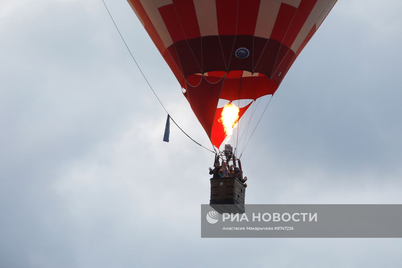 Фестиваль аэростатов "Приволжская фиеста" в Нижнем Новгороде