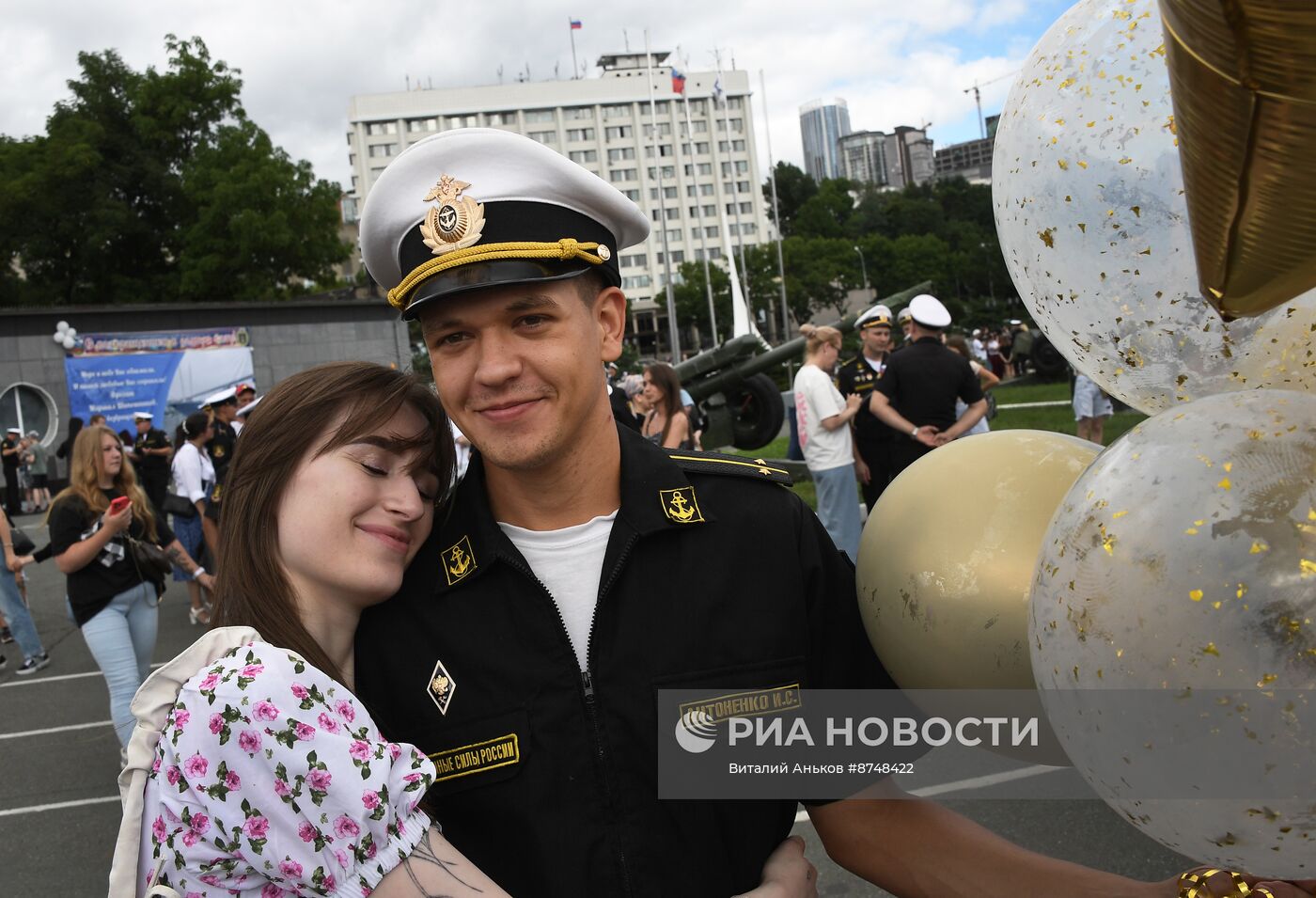 Торжественная встреча отряда кораблей Тихоокеанского флота