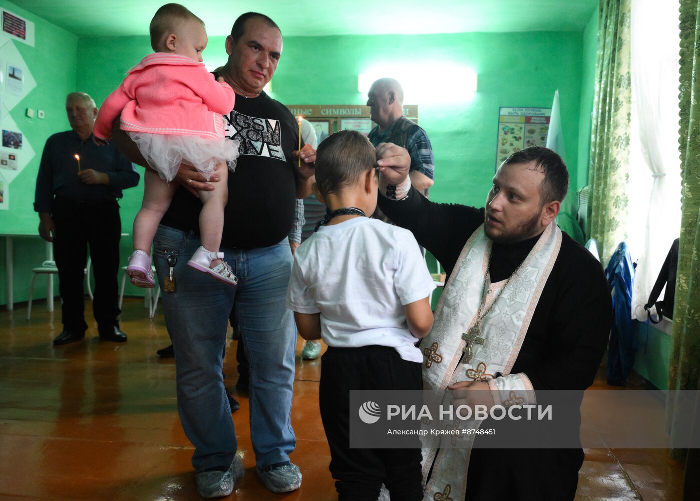 Акция "Корабль-церковь "Святой апостол Андрей Первозванный" в Новосибирской области