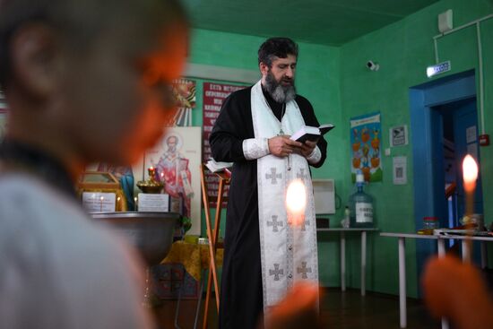 Акция "Корабль-церковь "Святой апостол Андрей Первозванный" в Новосибирской области