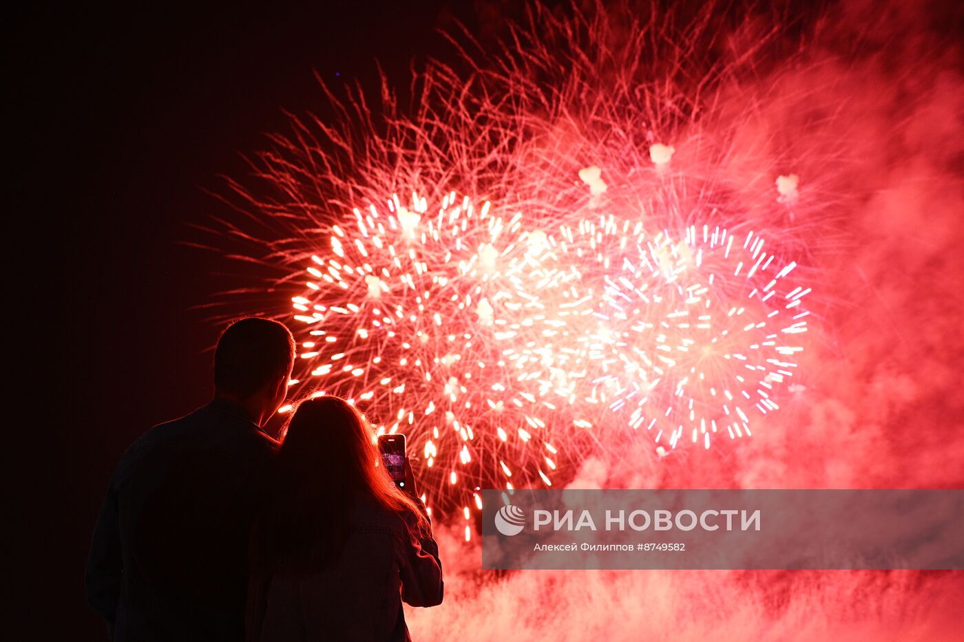 Международный фестиваль фейерверков "Ростех" в Суздале