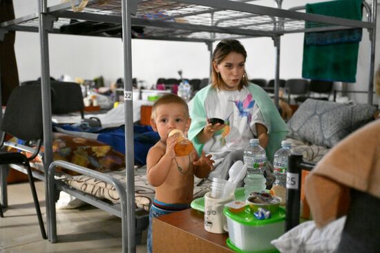 Пункты временного размещения для эвакуированных жителей Курской области