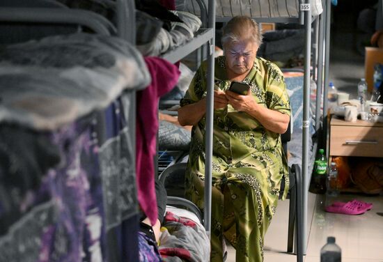 Пункты временного размещения для эвакуированных жителей Курской области