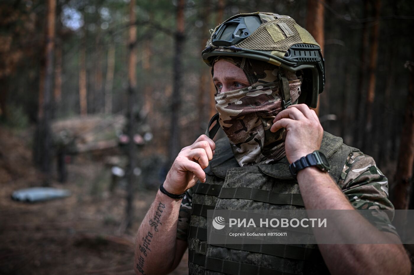 Работа артиллерийского расчета "Мста-С" группировки войск "Запад"