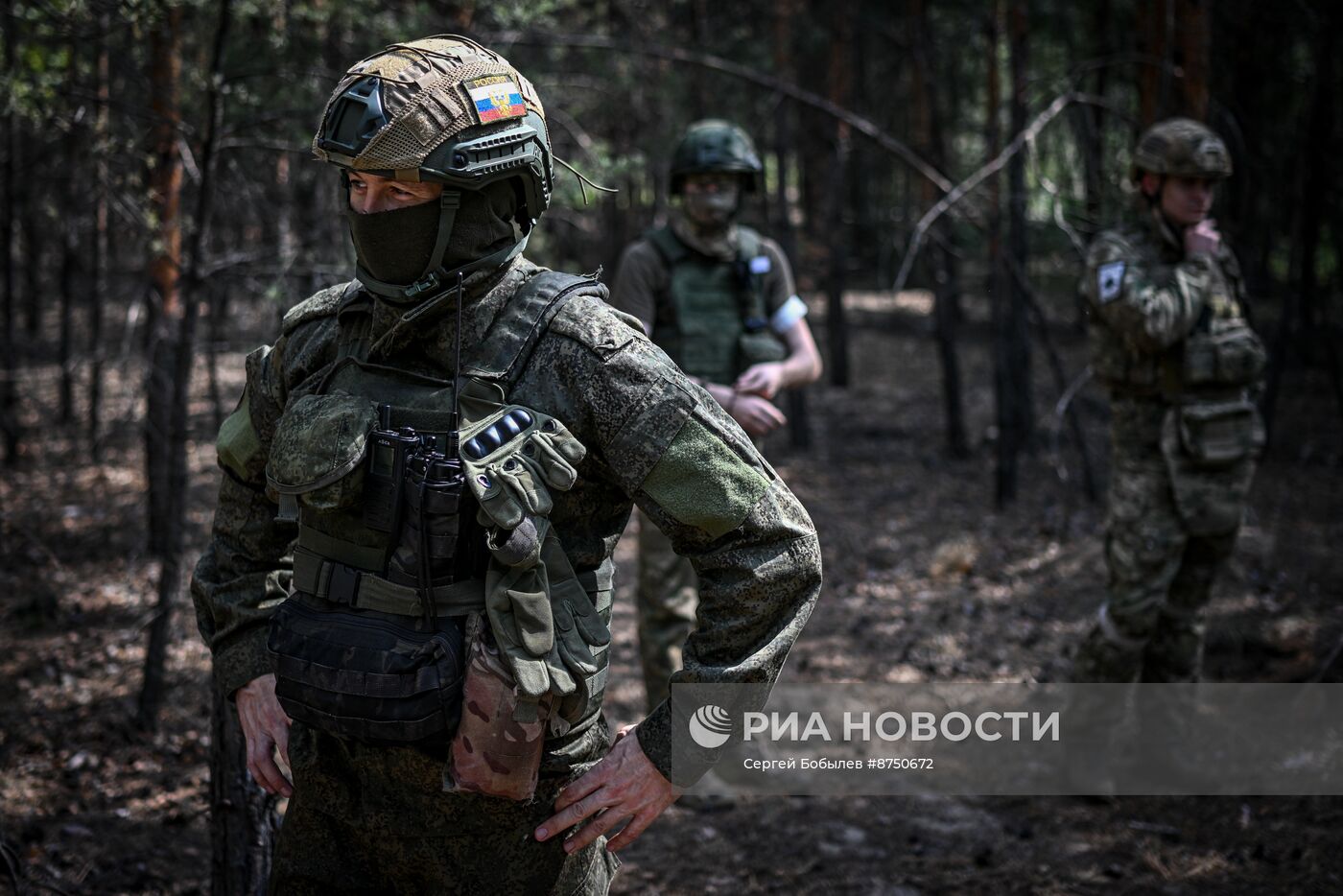 Работа артиллерийского расчета "Мста-С" группировки войск "Запад"