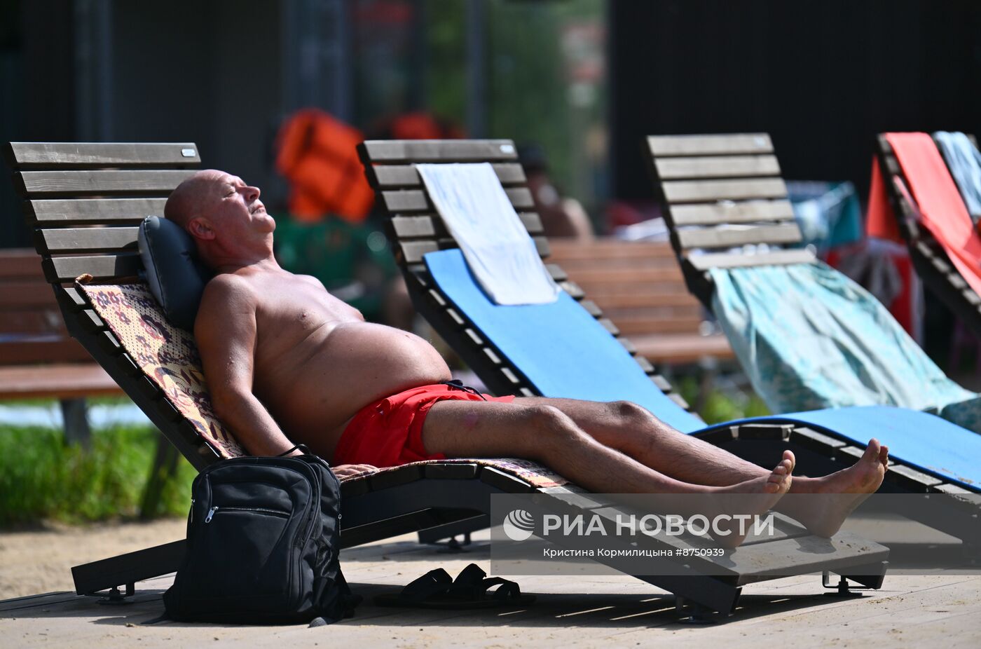 Жаркая погода в Москве