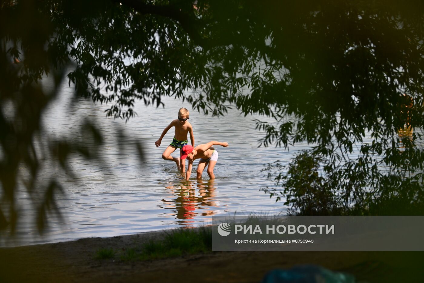 Жаркая погода в Москве