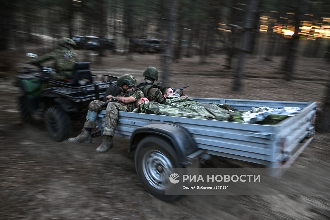 Занятия по тактической медицине военнослужащих ВДВ в зоне спецоперации