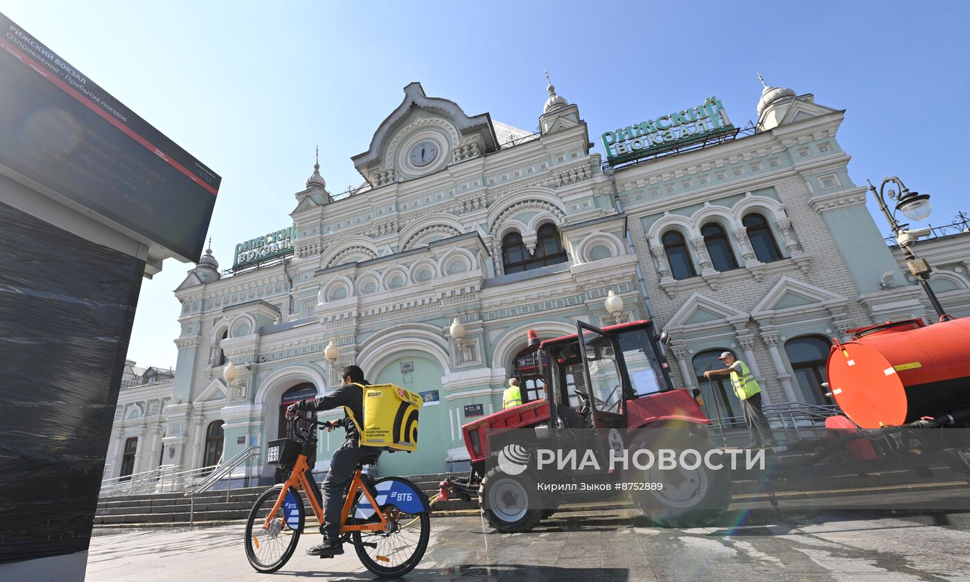 Открытие Рижского вокзала после реконструкции