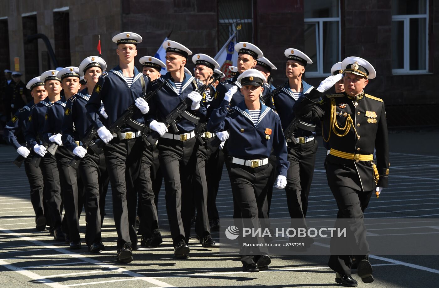 Принятие присяги в Тихоокеанском военно-морском училище