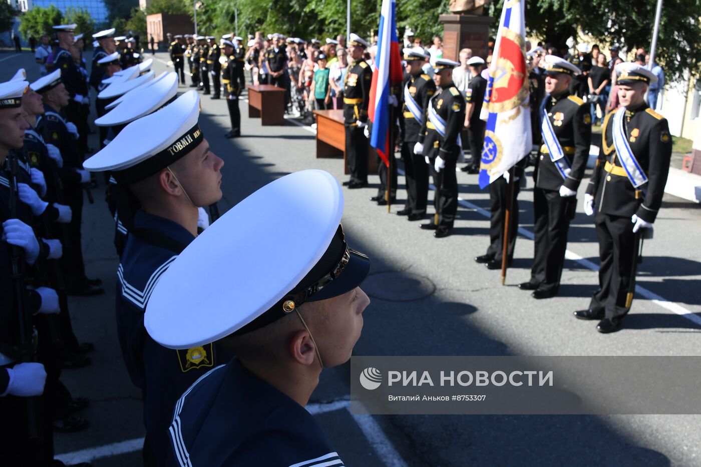 Принятие присяги в Тихоокеанском военно-морском училище