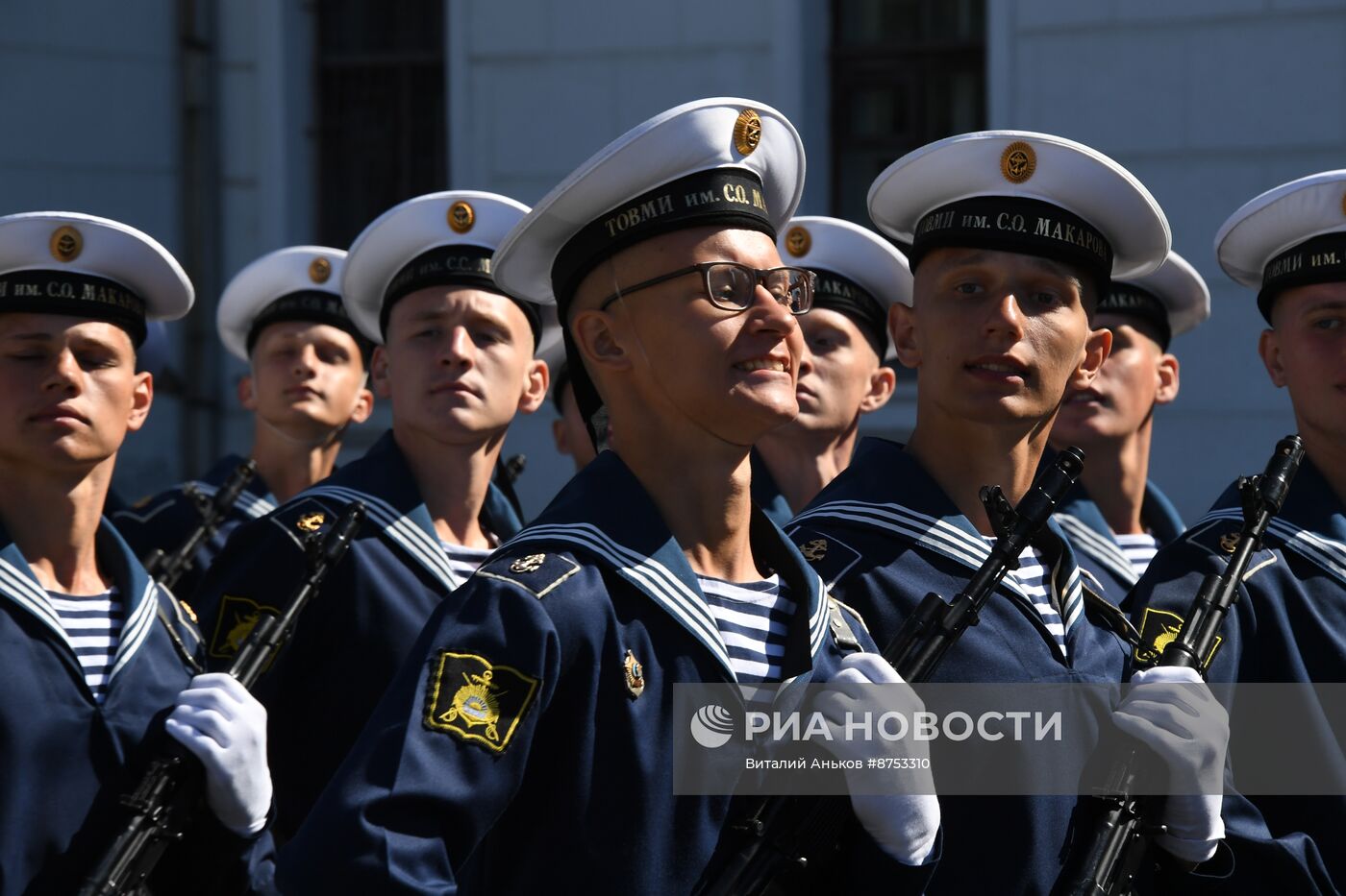 Принятие присяги в Тихоокеанском военно-морском училище