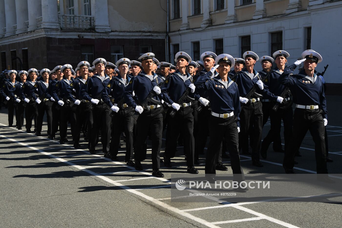 Принятие присяги в Тихоокеанском военно-морском училище