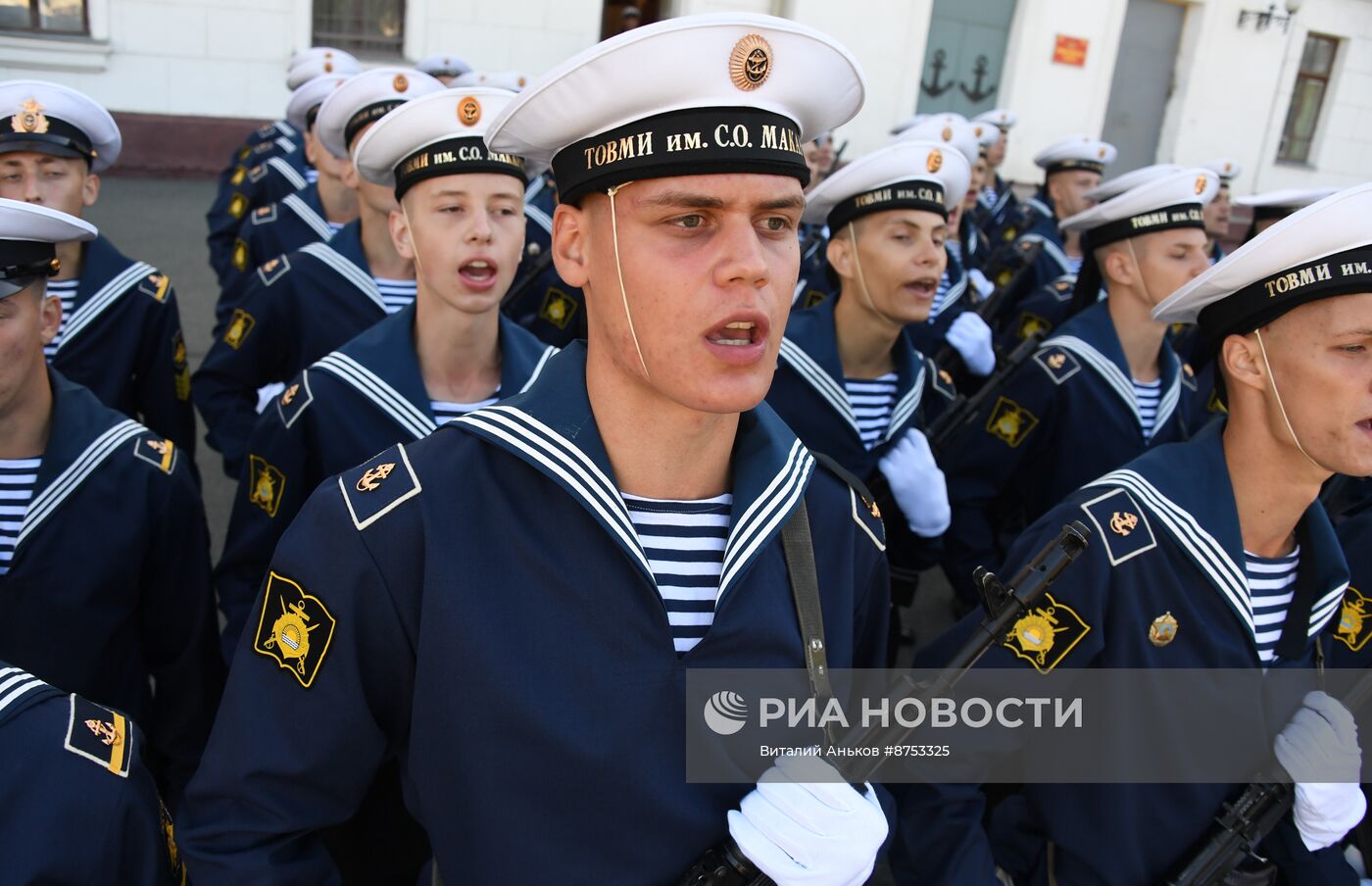 Принятие присяги в Тихоокеанском военно-морском училище