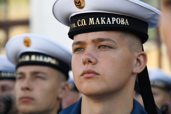 Принятие присяги в Тихоокеанском военно-морском училище