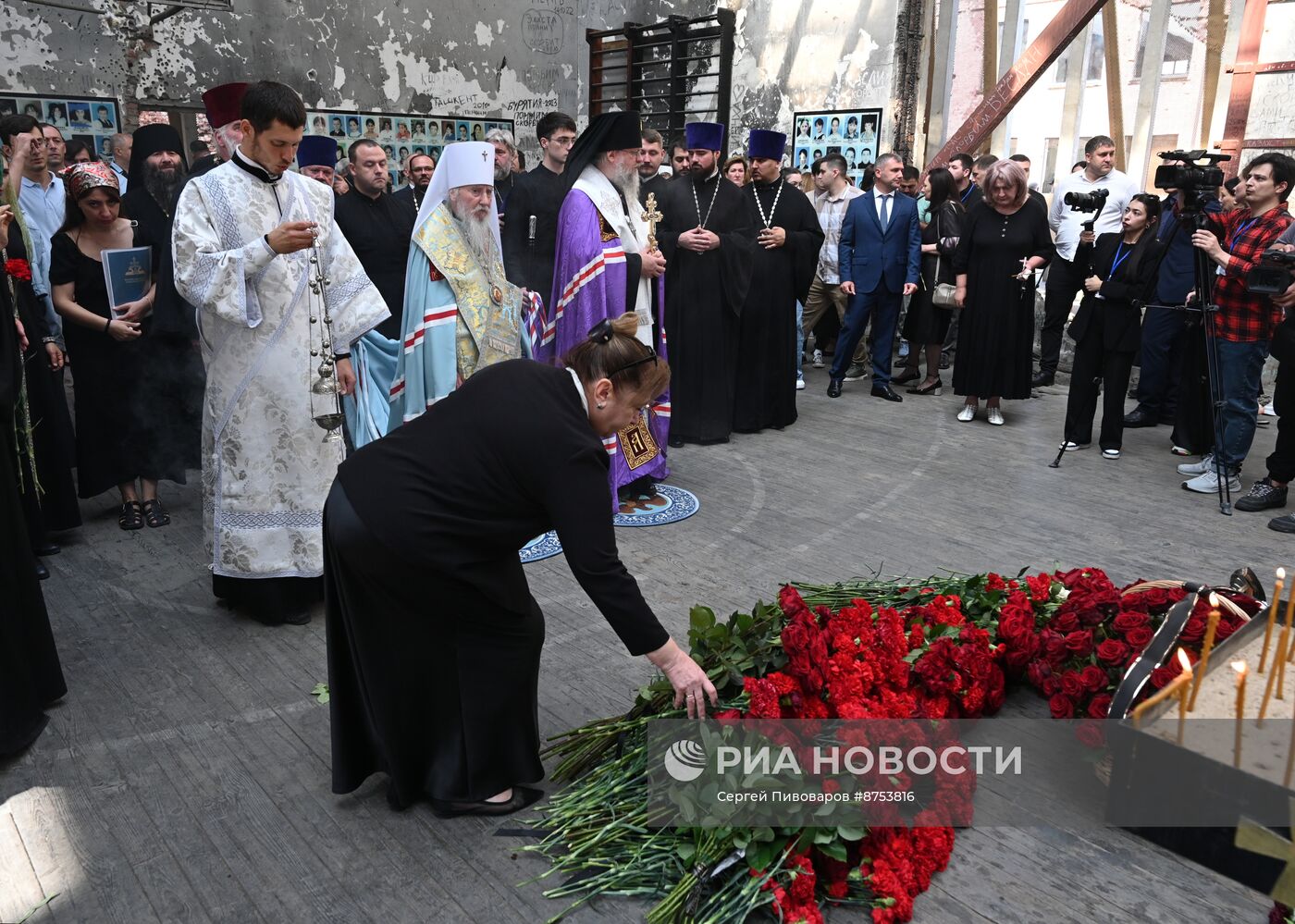 Годовщина трагедии в школе № 1 Беслана