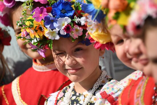 Празднование дня российского казачества 