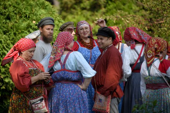 Празднование дня российского казачества 