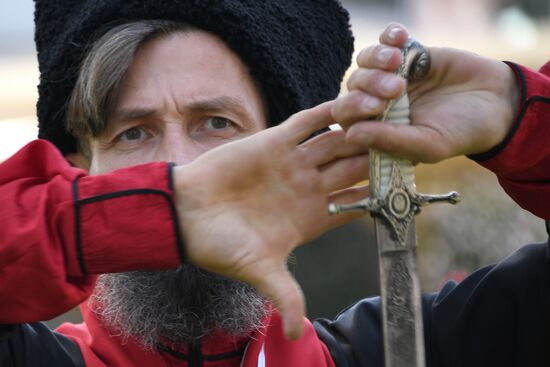 Празднование дня российского казачества 