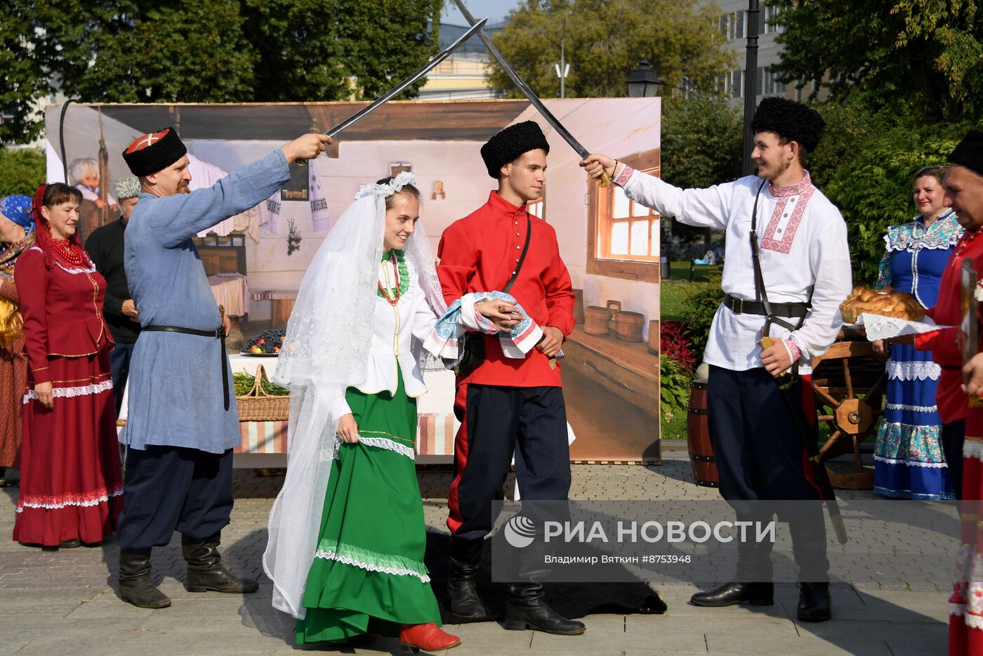 Празднование дня российского казачества