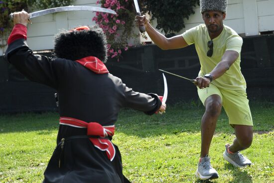 Празднование дня российского казачества 