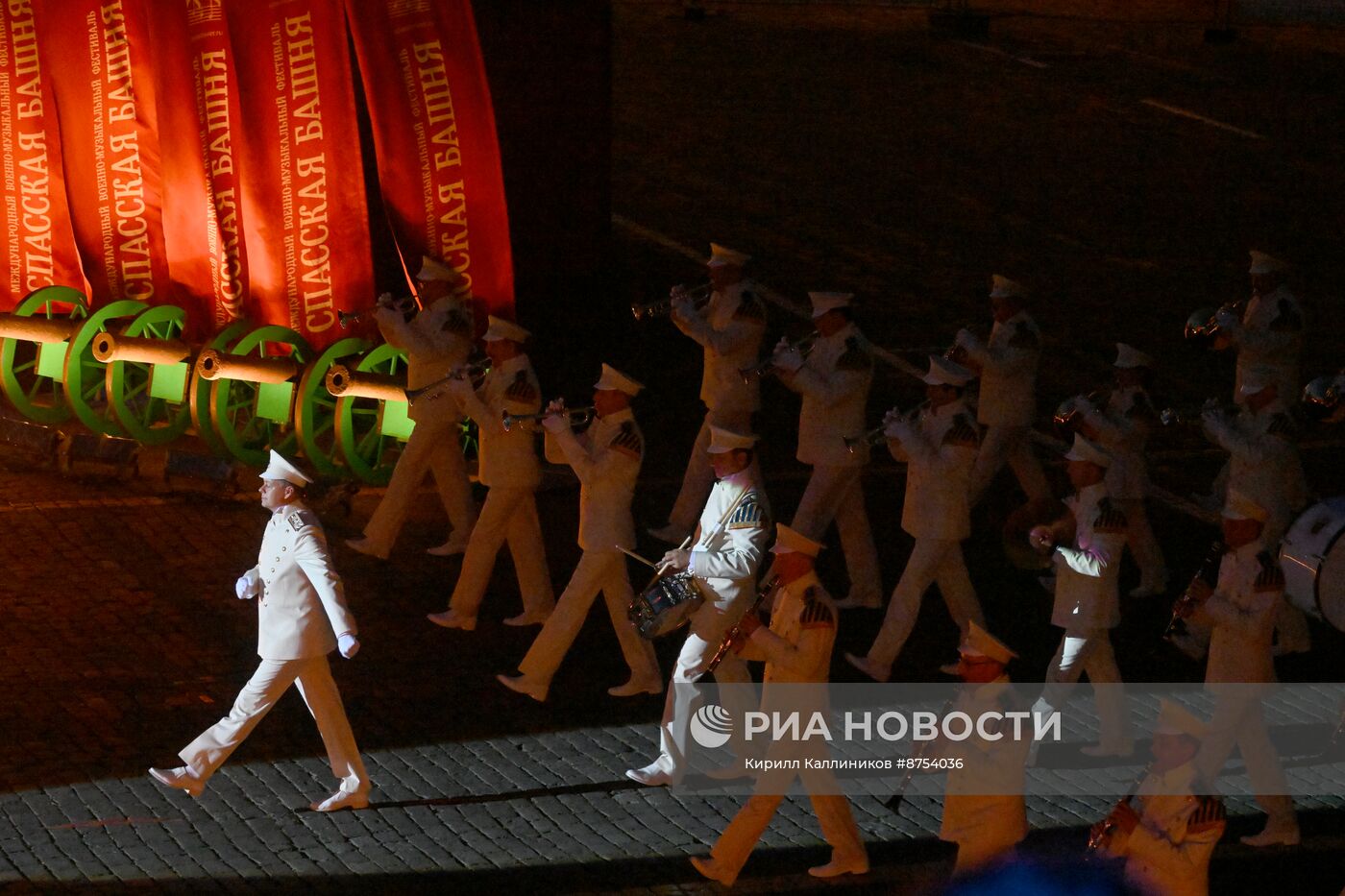 Закрытие военно-музыкального фестиваля "Спасская башня"