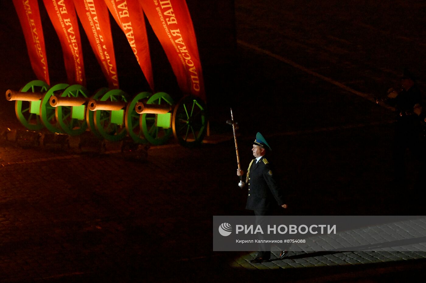 Закрытие военно-музыкального фестиваля "Спасская башня"