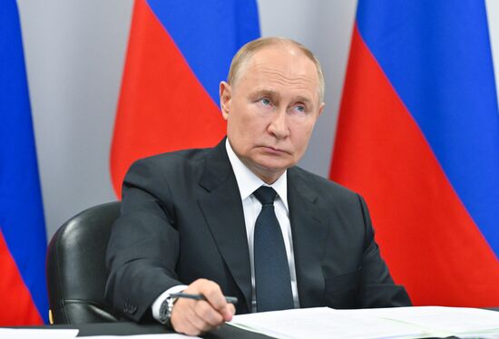 Рабочая поездка президента Владимира Путина в Тыву