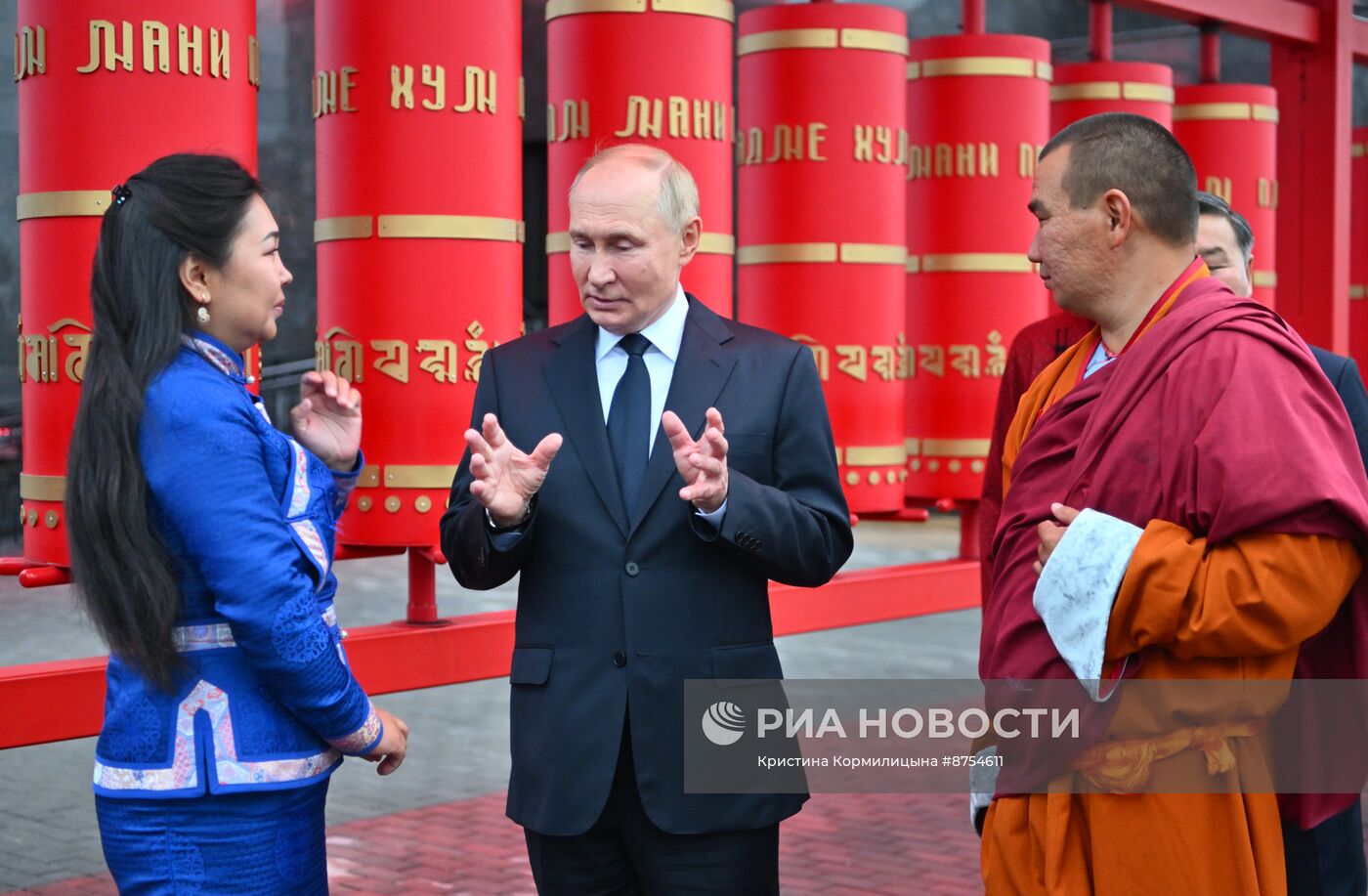 Рабочая поездка президента Владимира Путина в Тыву