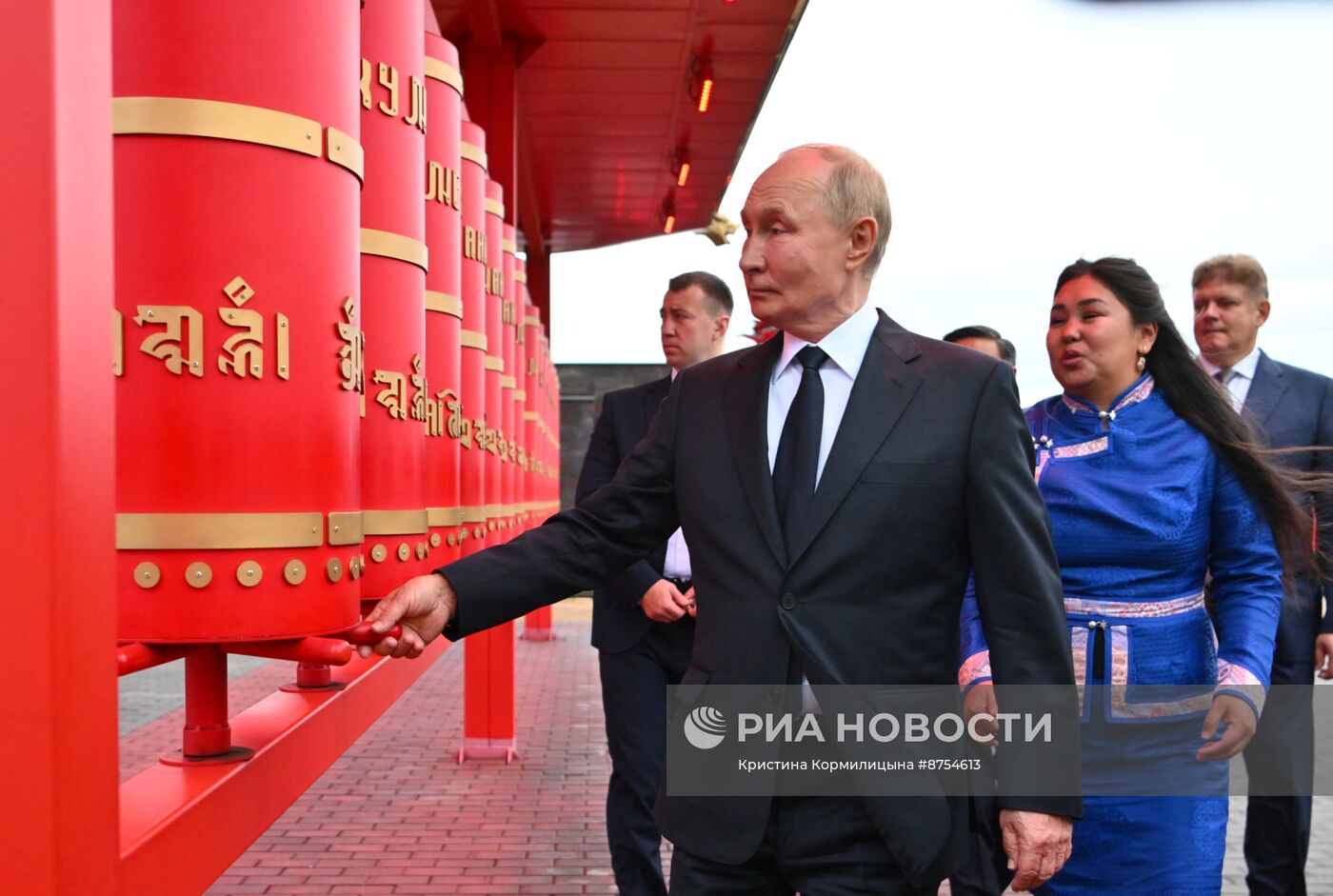 Рабочая поездка президента Владимира Путина в Тыву