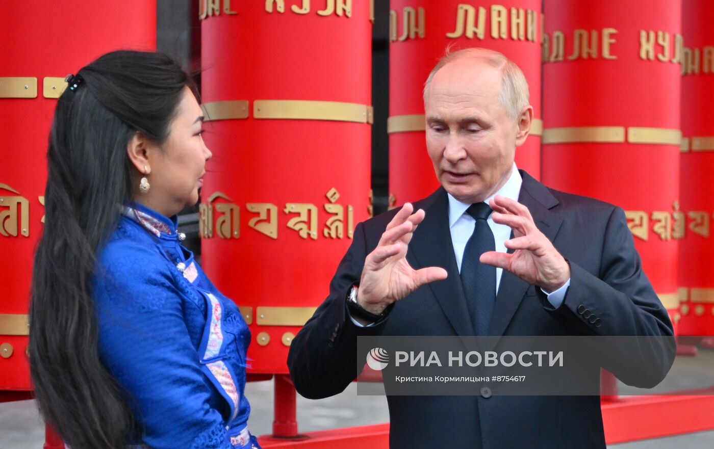 Рабочая поездка президента Владимира Путина в Тыву