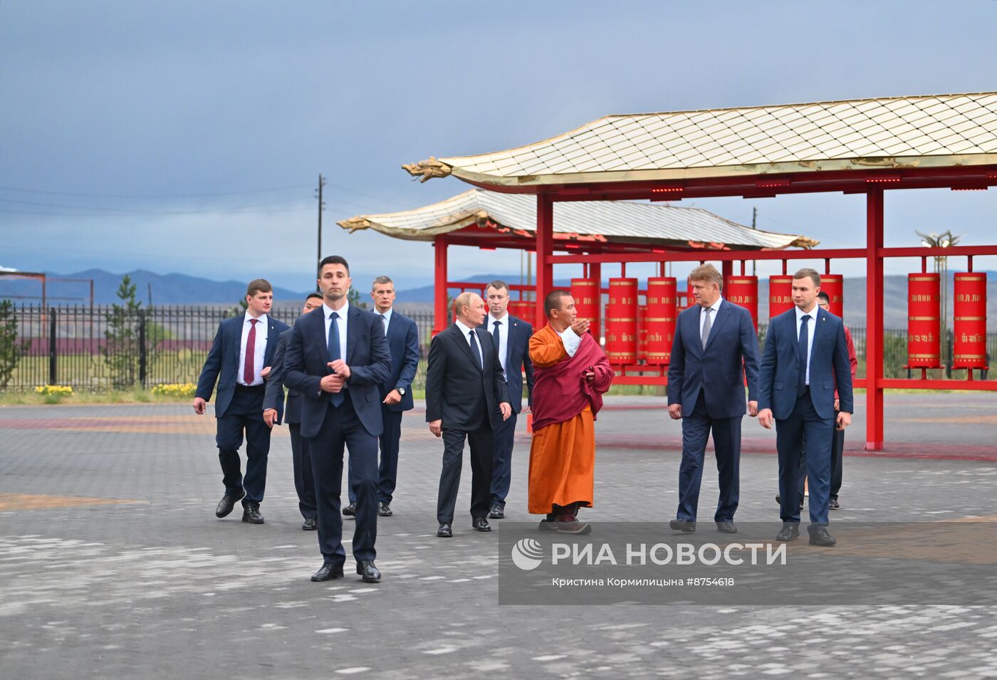 Рабочая поездка президента Владимира Путина в Тыву