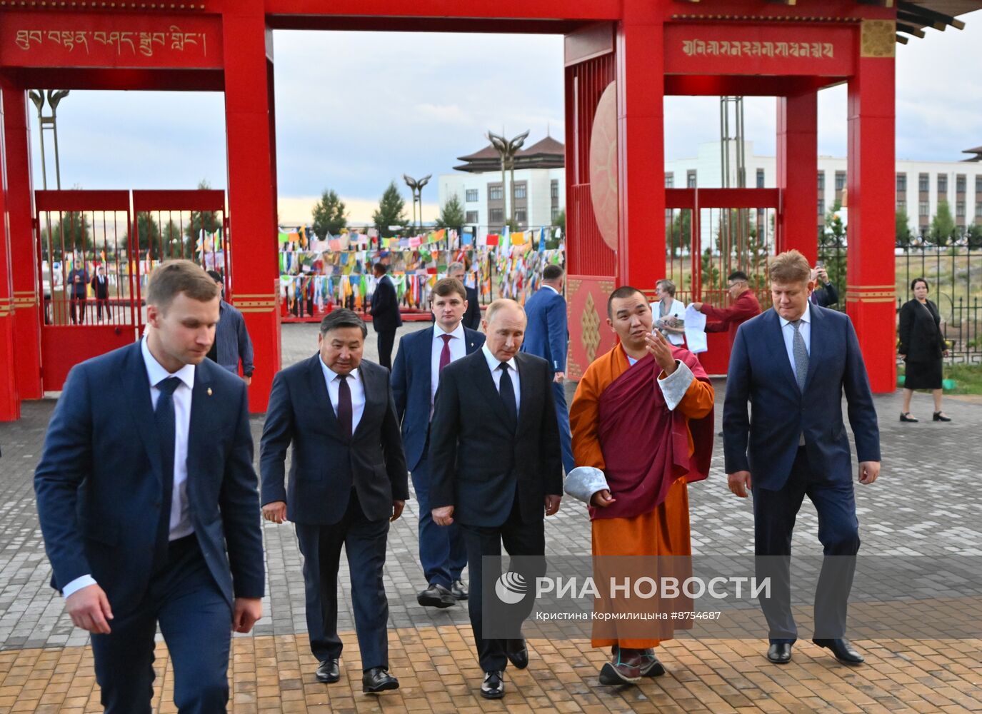 Рабочая поездка президента Владимира Путина в Тыву