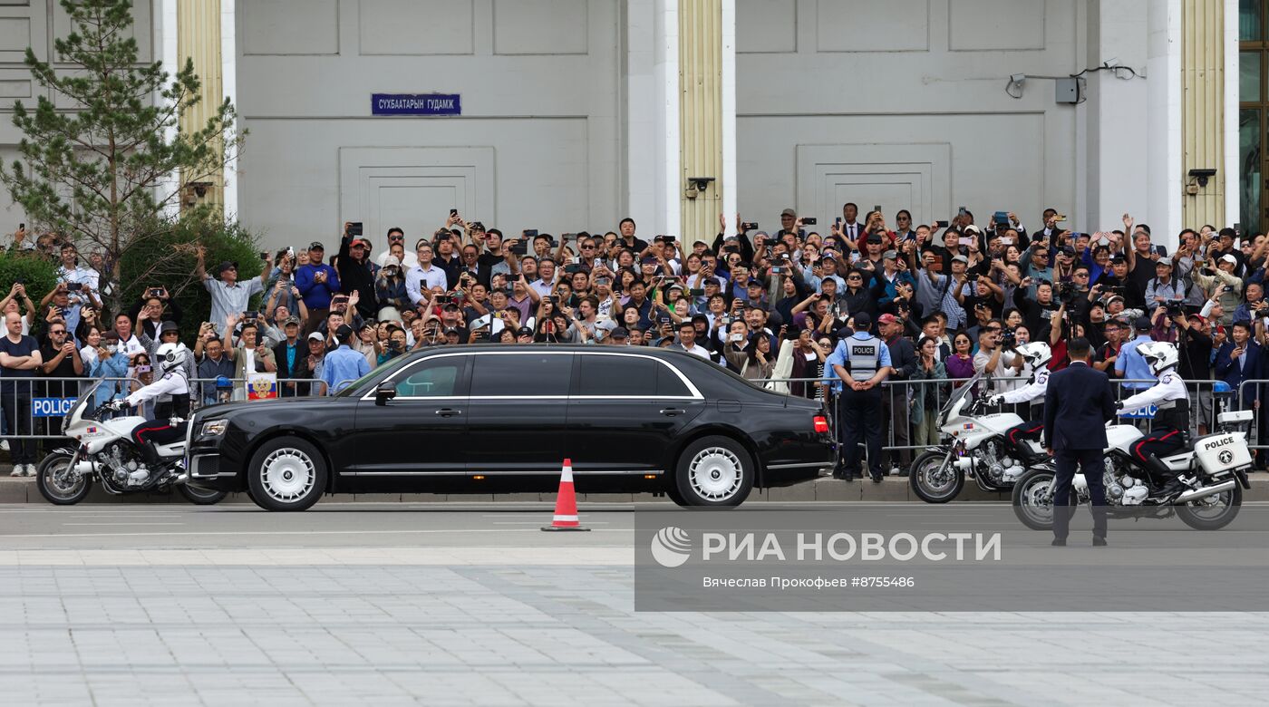 Официальный визит президента Владимира Путина в Монголию