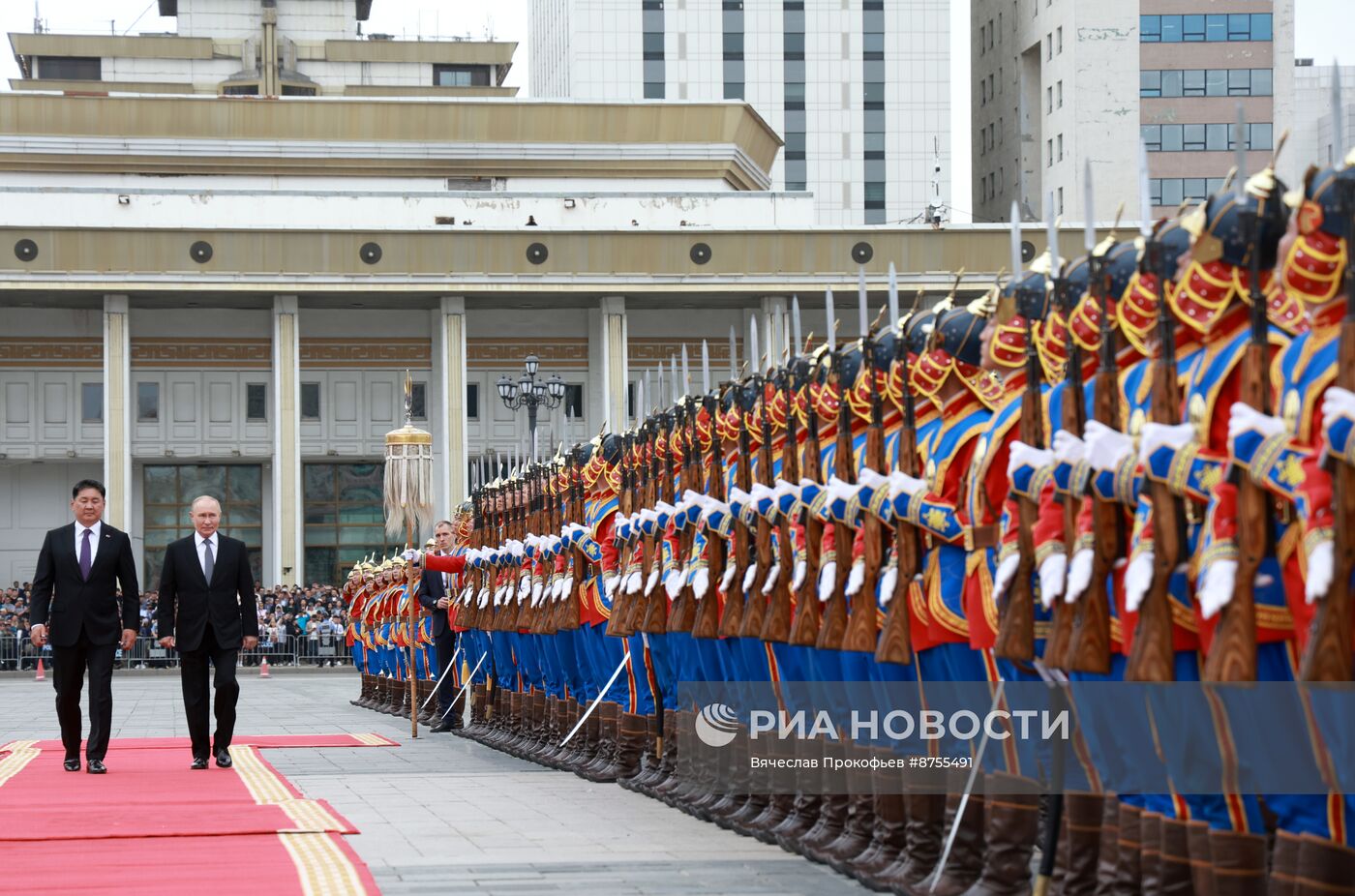 Официальный визит президента Владимира Путина в Монголию