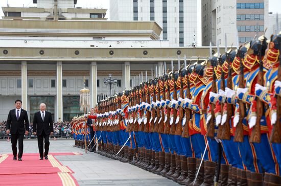 Официальный визит президента Владимира Путина в Монголию