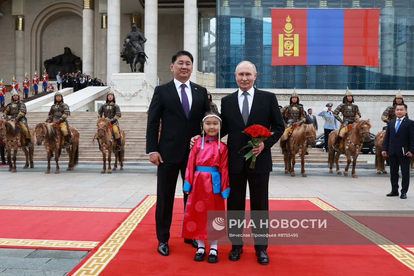 Официальный визит президента Владимира Путина в Монголию