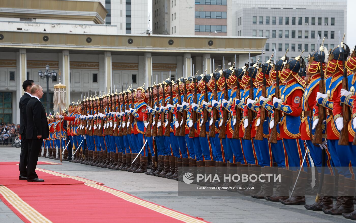 Официальный визит президента Владимира Путина в Монголию