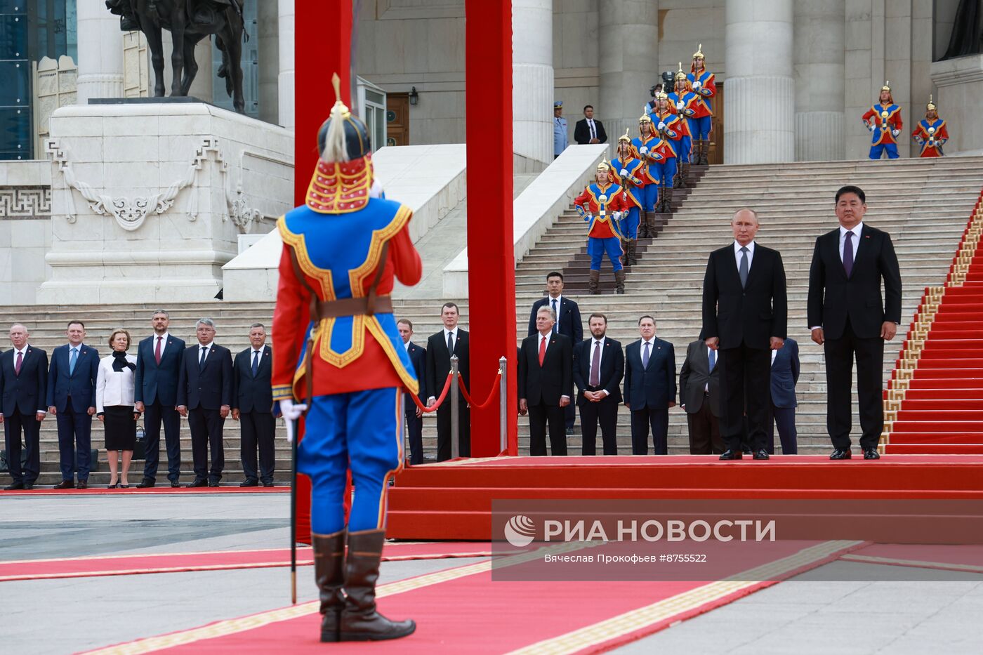 Официальный визит президента Владимира Путина в Монголию