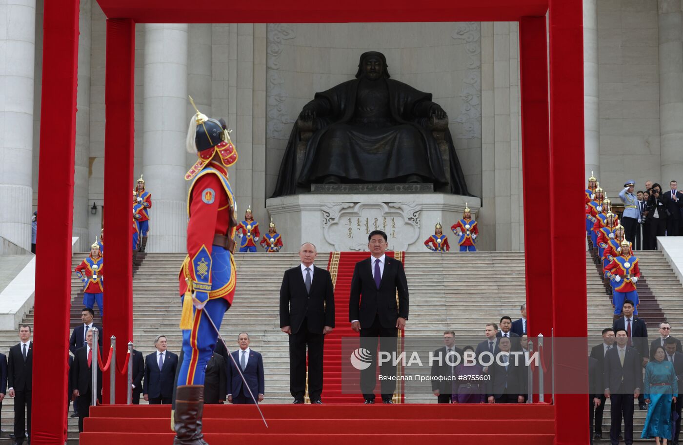 Официальный визит президента Владимира Путина в Монголию