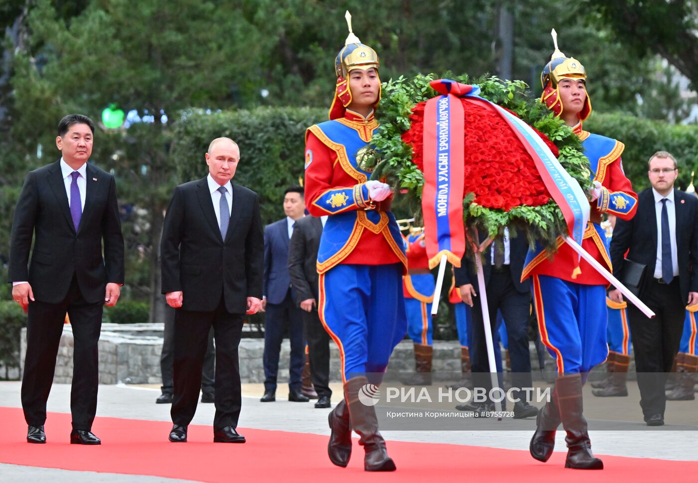 Официальный визит президента Владимира Путина в Монголию