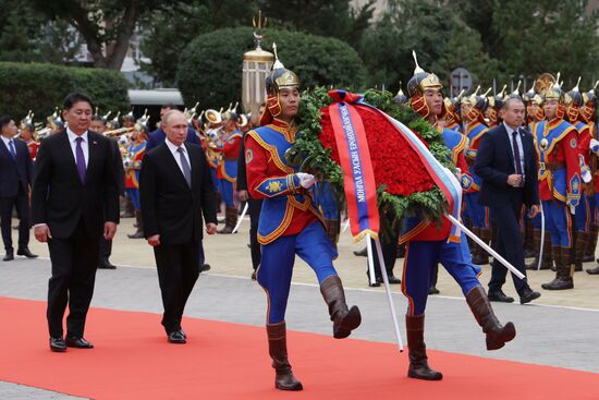 Официальный визит президента Владимира Путина в Монголию