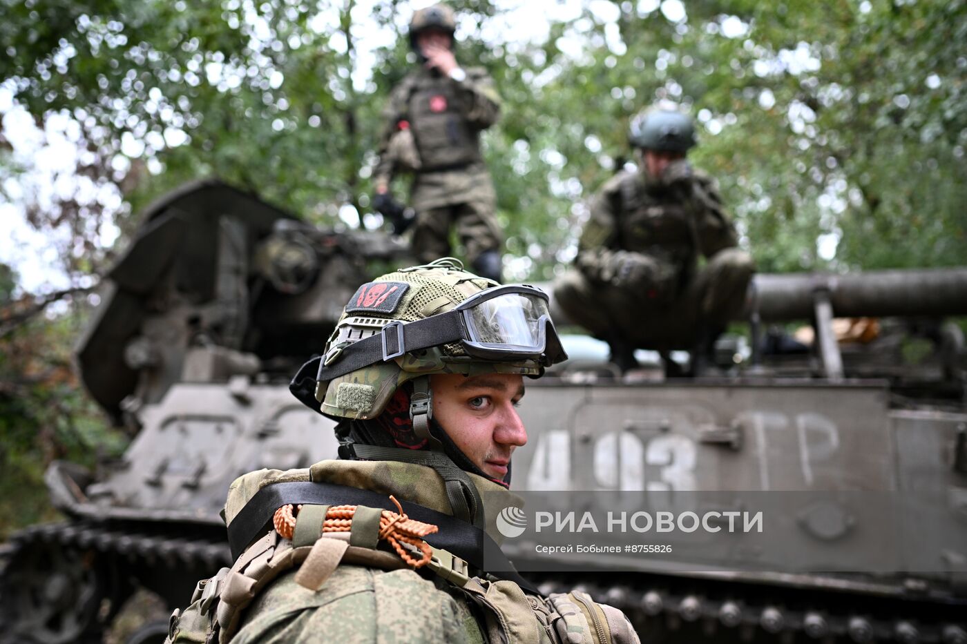 Боевая работа расчета миномета "Тюльпан" в зоне СВО